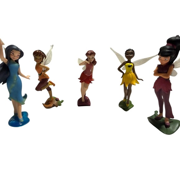 Disney Tinkerbell fairies fairy Figurines cake toppers standing - Picture 3 of 12